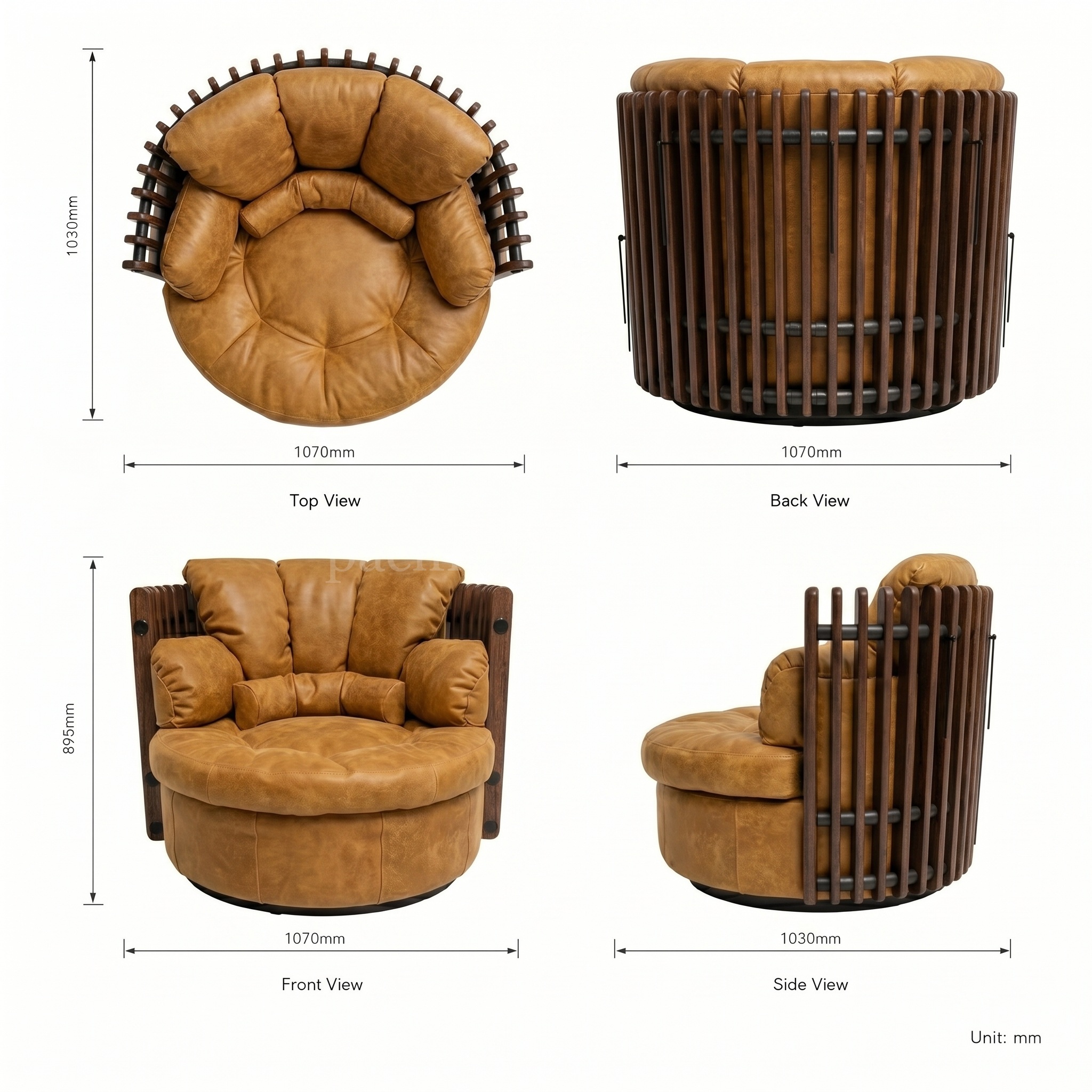 Pacific Green Isle D'Palm Armchair for a luxury football viewing room