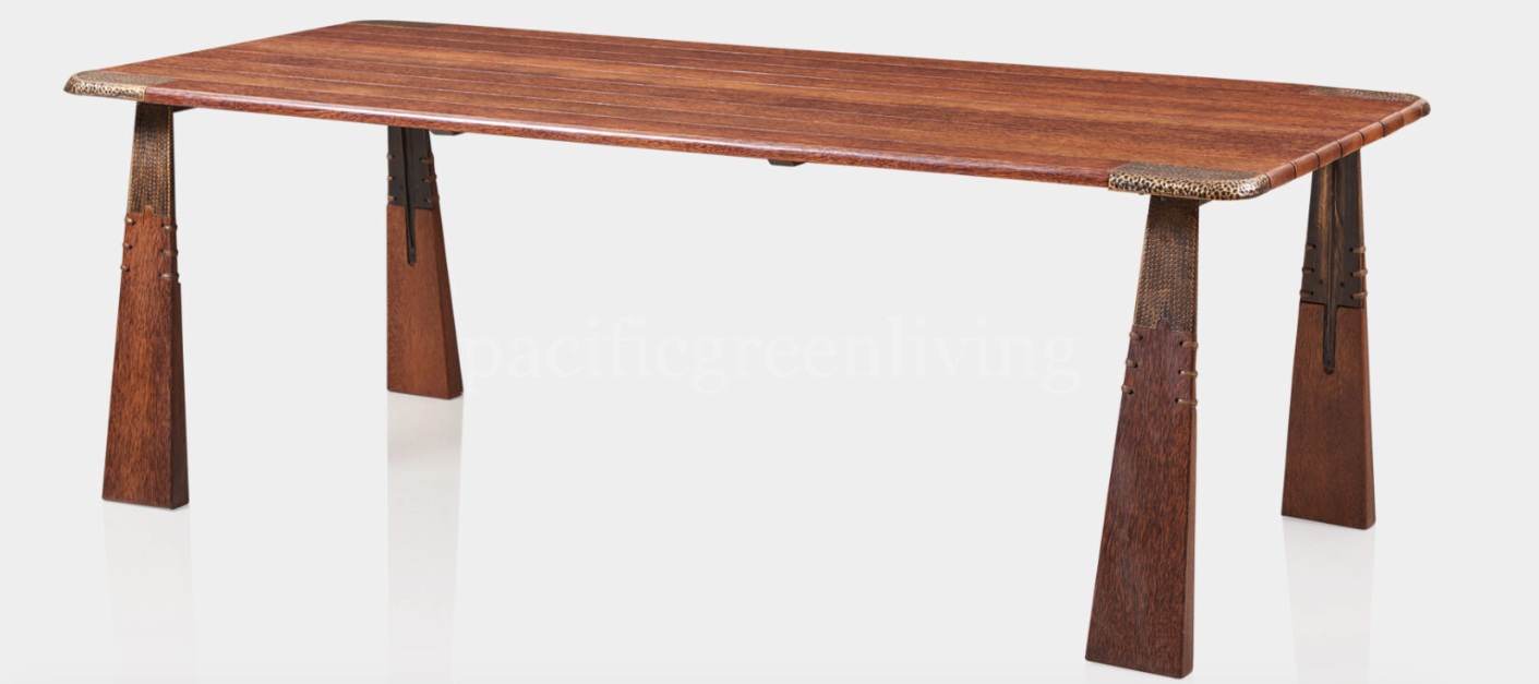 Pacific Green Verite Dining Table for luxury match-day hosting